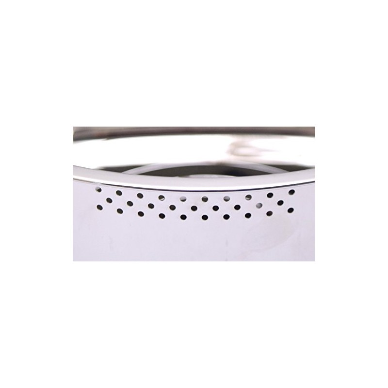 Takagi Stainless Steel D-Shaped Washtub with Rubber Drain Hole, Silver
