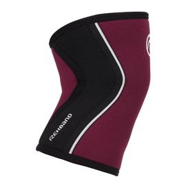 Rehband 5mm Knee Sleeves for Functional Training, Cross-Training & Powerlifting, Weightlifting Knee Support made of Neoprene, Unisex, Colour:Burgundy, Size:X-Large