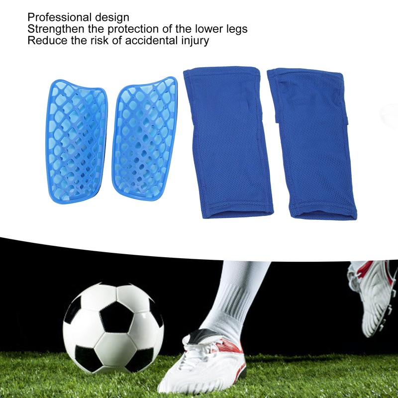 1 Pair Youth Soccer Shin Guard Sleeves Ultralight Breathable Soccer