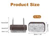 sourcing map 12Pcs Nail-on Felt Furniture Pads, Rectangular Felt Pads