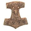 Kiss of Leather Thor's Hammer Pendant Bronze No. 57, Bronze,