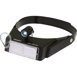 TRUSCO TLH105LAW Head Loupe with LED Light