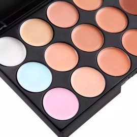 Veraly 5 Piezas Paleta De 15 Correctores Granos Maquillaje Contorno