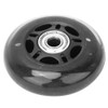Luggage Wheels Replacement 3 Inch Swivel Wheels Black Transparent Silent