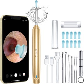 Ear Wax Removal Tool Camera, 1296P HD Camera and 6 LED Lights, Ear Cleaner with Camera, 1296P HD Camera and 6 LED Lights, Ear Cleaning kit, Ear Wax Removal Kit