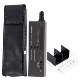 Jeweler Diamond Tester High Accuracy Portable Gemstone Jewelry Gems Selector LED Indicator Detector Tool with Protective Case for Novice and Expert