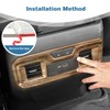 PDKLIN for Silverado Rear Air AC Vent Cover Trim Panel
