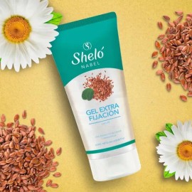 Gel Extra Fijacion Con Semilla De Linaza Shelo Nabel 250ml