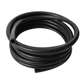 Beatific 3 Meter Vakuum Silikonschlauch Auto, Unterdruckschlauch FKZ, 5mm Innendurchmesser, Außendurchm 10mm, Silikon Vakuumschlauch, Fahrzeugkühlers Turbo Kühlmittel Schlauch, Schwarz