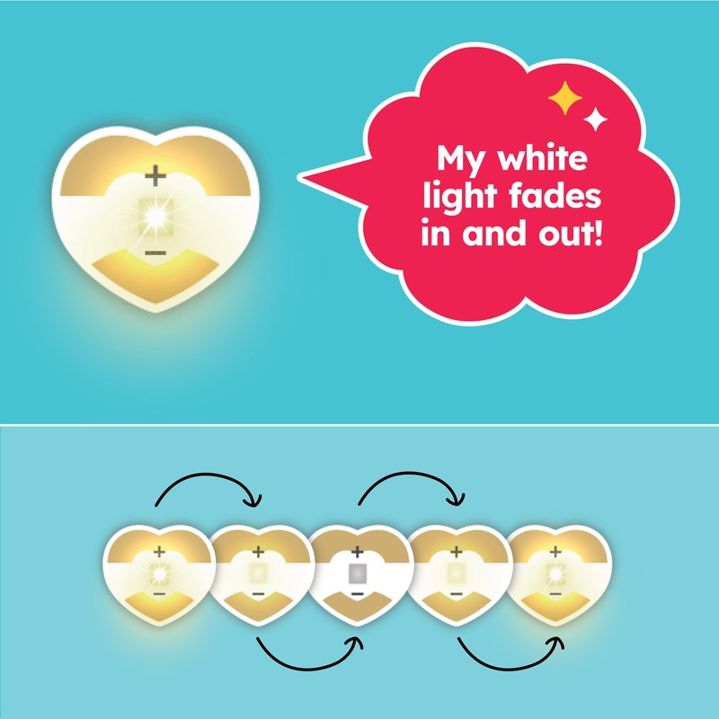 Chibitronics Animating White Fade LED 6 Pack