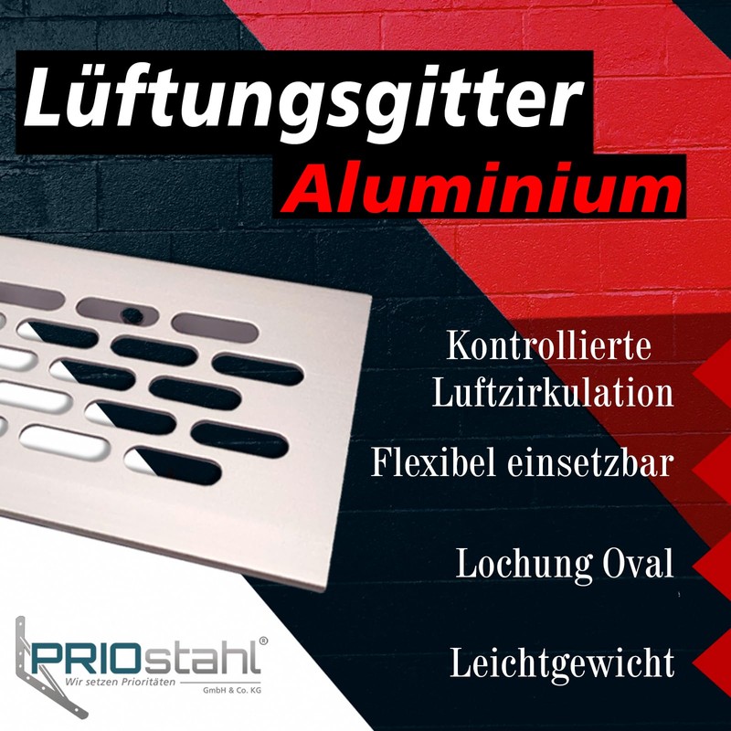 Ventilation Grille Aluminium | 80 mm x 245 mm |