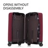 Veki Suitcase Covers with a Zip, red