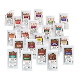 Rickey's Jerky, Bison Jerky, 100% Made From Solid Strips of meat, Exotic Wild Game Jerky, All Natural Meat, High Protein snack, Keto Friendly, Gluten Free, Simple Ingredients, exotic wild game jerky meat snack, , Perfect for Father's Day or that hard to buy for man in your life. (Bison)