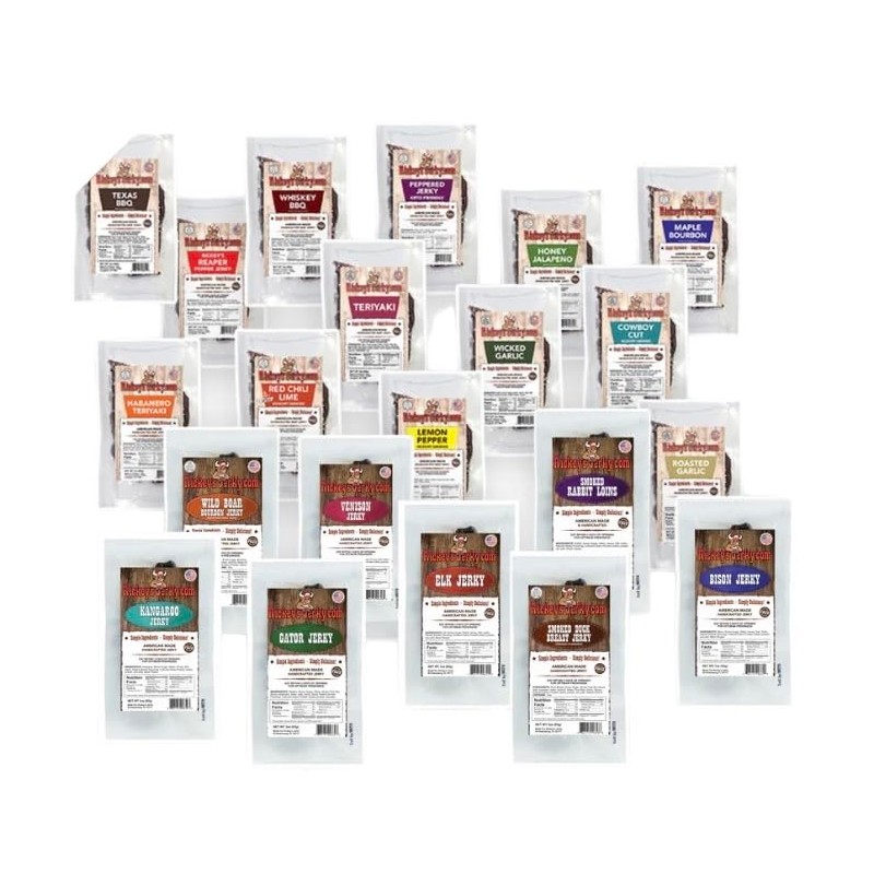 Rickey's Jerky, Bison Jerky, 100% Made From Solid Strips of