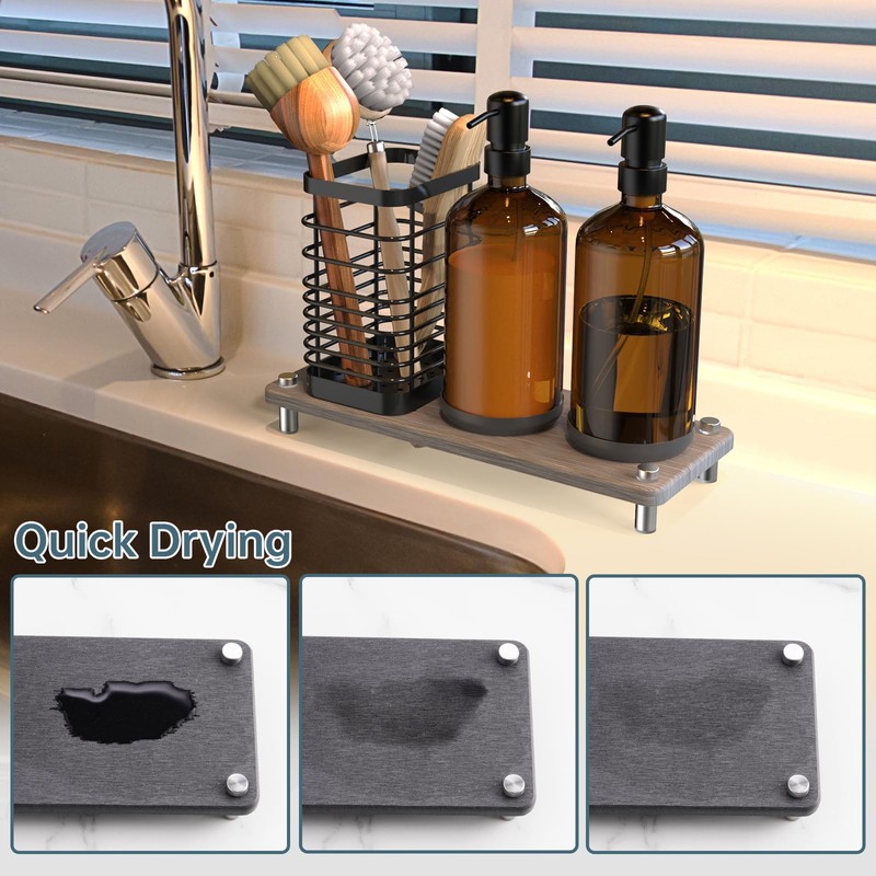NiHome Countertop Soap Dispenser Set