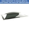 RecPro RV Skylight Cover Bubble | Impact-Resistant Rectangular Exterior Dome