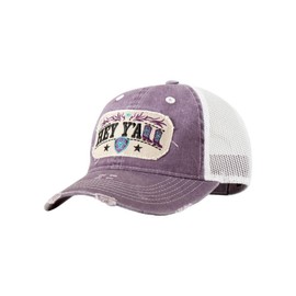 ARIAT Ladies Distressed Cap, Dark Purple
