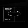Musiclily Pro CNC Accurate Acrylic Single Coil Pickup Routing Template