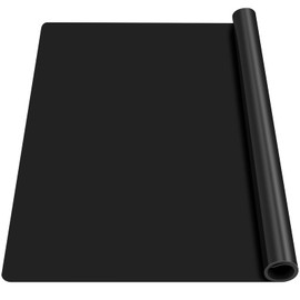 Gartful Extra Large Silicone Mats for Crafts, 35.4 x 23.6 inch Silicone Sheet, 1.8mm Thick Silicone Pad for Jewelry Casting Resin Mold, Nonstick Placemat, Countertop Protector, Counter Table, Black