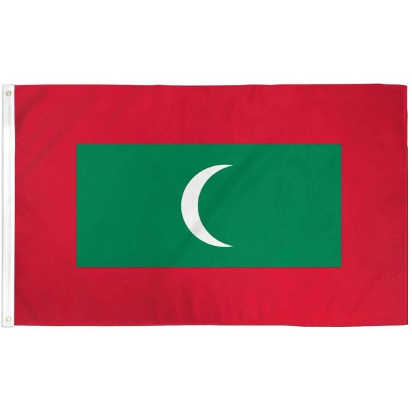 Unbranded "MALDIVES" flag 3x5 ft polyester banner sign UN United