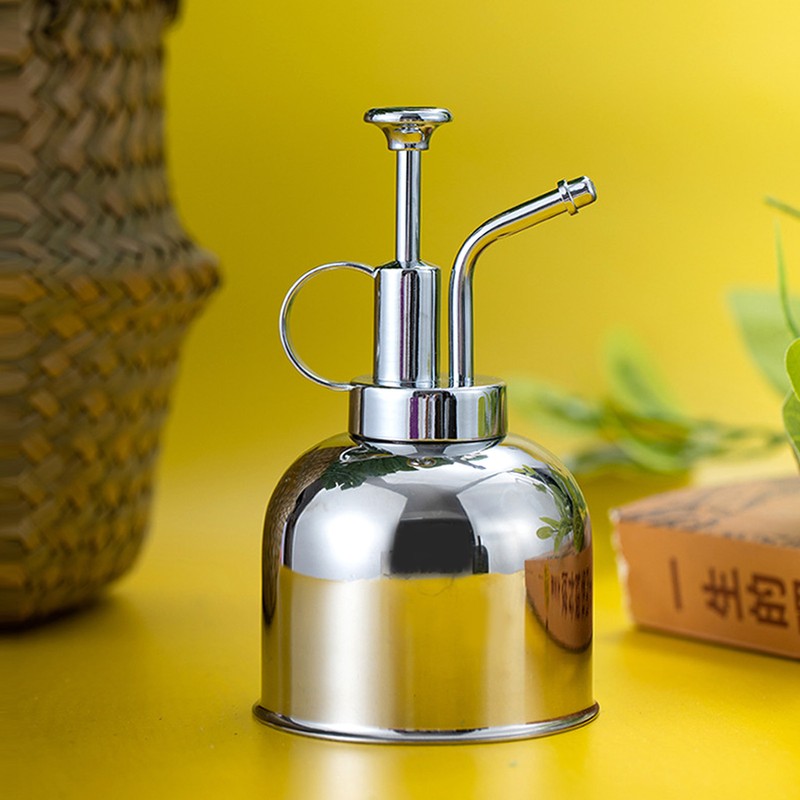300ml Stainless Steel Watering Can Watering Flowers Small Mini Watering
