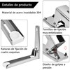 HOGESA Soporte de Pared para Microondas, 2 PCS Repisa Horno
