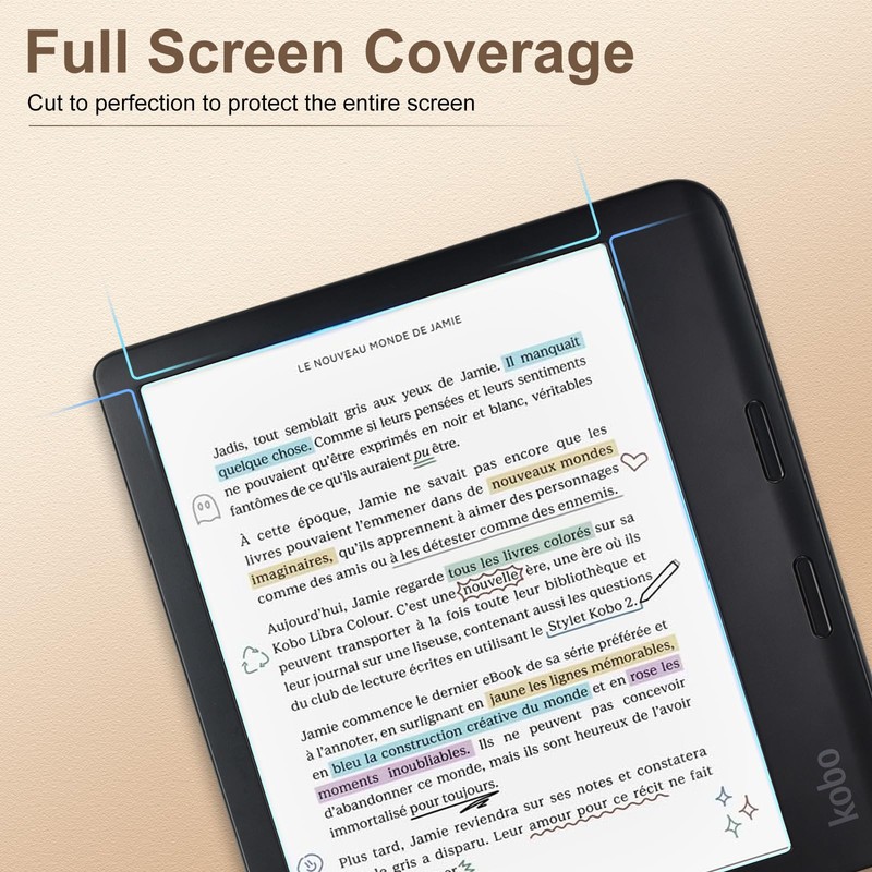 JKhandy Matte Screen Protector for Kobo Libra Colour (2024) /