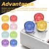 MECCANIXITY 20 Pcs Footswitch Toppers Guitar Pedal Button Caps Plastic