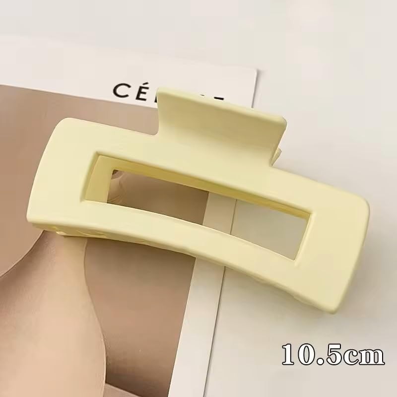 Plastic Large Claw Clips, Assorted Colours, 4-Pack