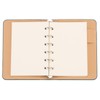 PATIKIL 6 Ring Binder Cover A7 Leather Notebook Binder Mini