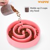 WHIPPY Slow Feeder Bowl for Small Medium Dog Fun Maze