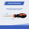 Otoolling 2 Pcs Non Sparking Fireworks Saftey Aluminum Bronze Awl