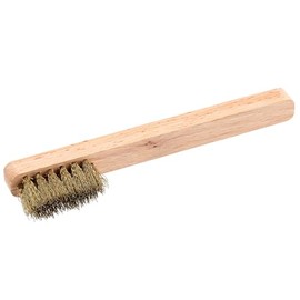 Promat Spark Plug Brush with Wood Handle, Brass Wire