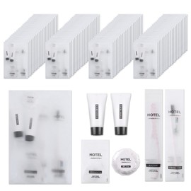 Hygiene Kit, Hygiene Kit Bulk, Travel Hygiene Kit With Toothbrush, Toothpaste, Comb, Shampoo, Shower Gel, Shower Cap And Soap, Individually Packed, Suitable For Home, Hotel, Camping, Travel (PACK-50)