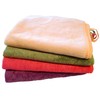 Plush Microfiber Towels/WASHCLOTHS, Ultra Soft Thick (Purple, Pink, Green, Yellow)