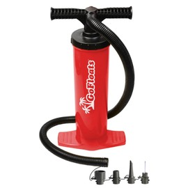 GoFloats Rapid Inflation Manual Air Pump (For Rafts, Air Mattresses and Sports Balls)