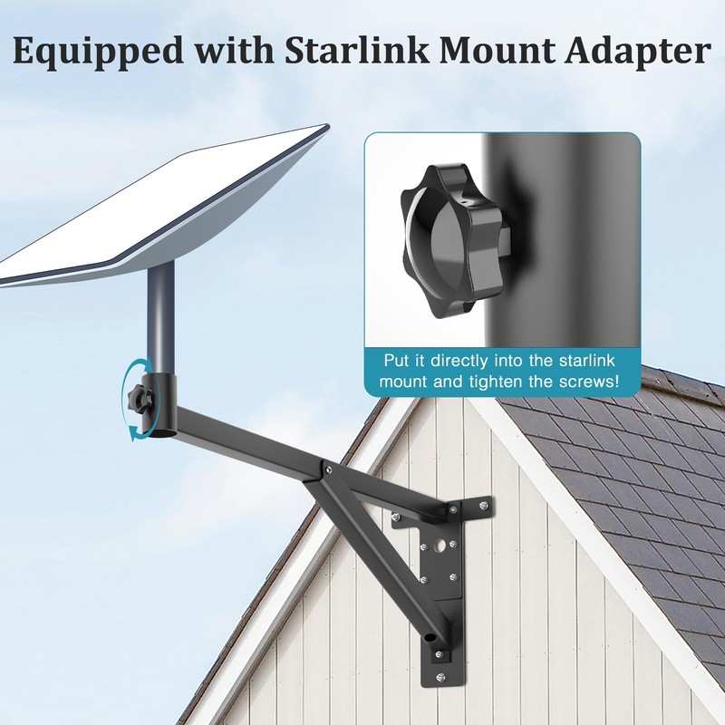 Starlink Gen 3 Mount Kit - Adjustable Range 13-26 in,