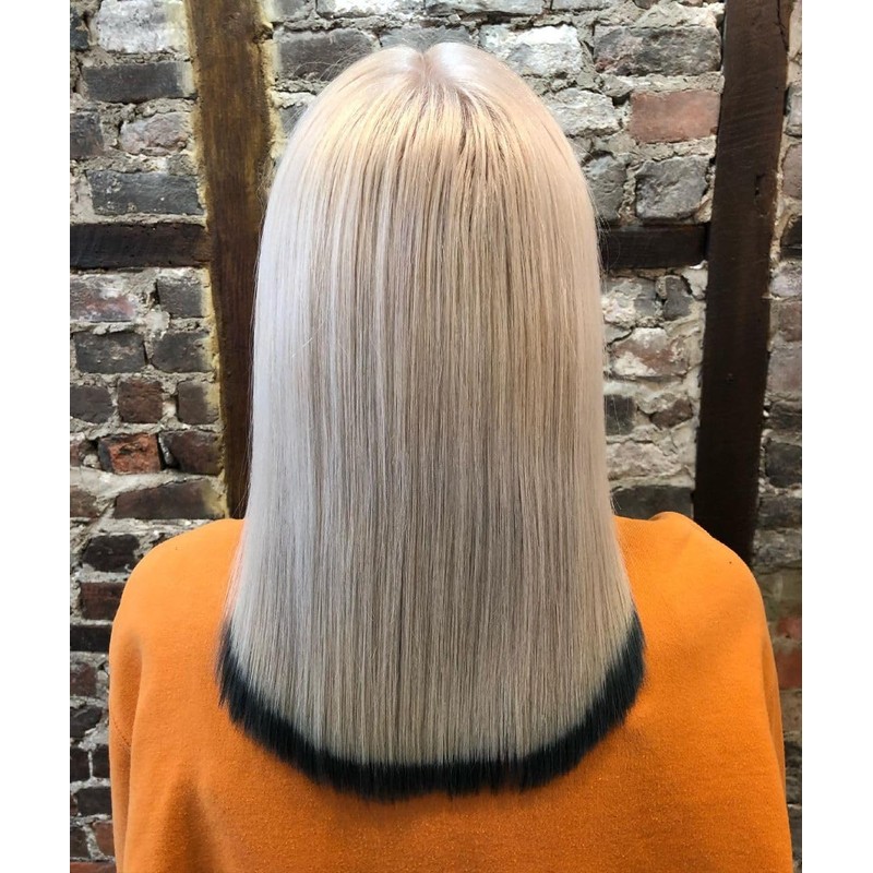 Crazy Color Black Semi-Permanent Duo Hair Dye. Highly Pigmented Blue