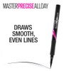 Maybelline Eyestudio Master Precise All Day Waterproof Liquid Eyeliner, Black,