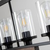 NSRCE Clear Glass Shade for Light Fixture,Cylinder Glass Lamp shade