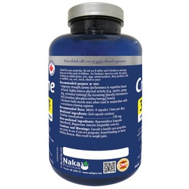 Naka Platinum Creatine 3000mg, Supports High-Intensity Training and Muscle Growth, 200 Vegetable Capsules, 200 Vegetable Capsules