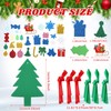 Fumete 474 Pcs Christmas Craft for Foam Sticker with 12