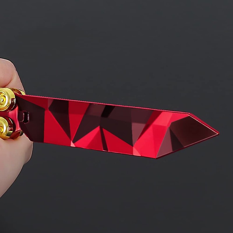 Chewmeter Game Valorant Champion Knife 2022 Bright Ruby Red Model