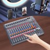 MOCHAG 12 Channel Audio Mixer Sound Mixing Console, 3-Band Equalizer