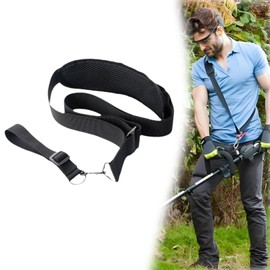 Strimmer Harness,Trimmer Padded Adjustable Shoulder Strap Grass Cutter Nylon Belt Pad Tool,Mower Shoulders String for Brush Cutters Garden,Brushcutter & Strimmers Compatible With Most Straw Trimmers