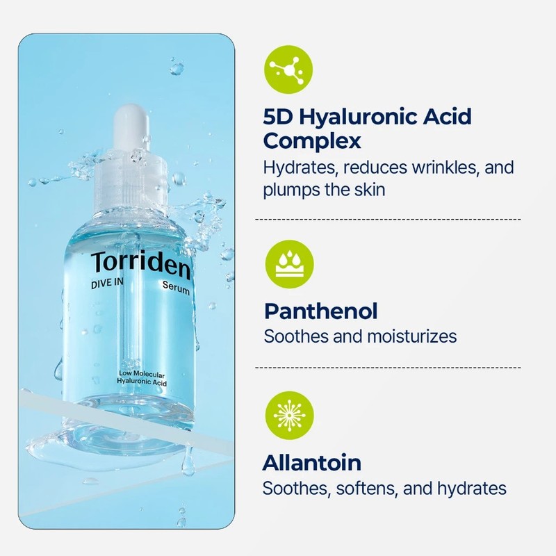 Torriden DIVE IN Low Molecular Hyaluronic Acid Serum 50ml for