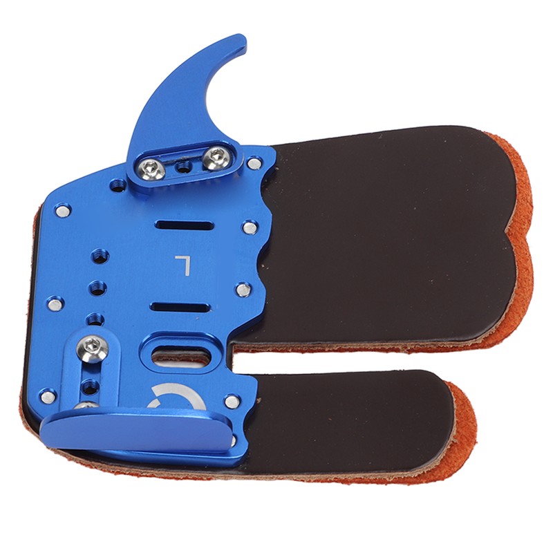Rustic Leather Archery Finger Tab Right Hand Archery Finger Guard