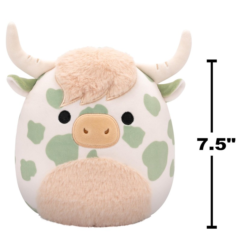 Squishmallows Original 7.5 Inch - Celestino the Sage Green Spotted