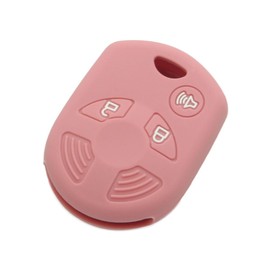 SEGADEN Silicone Cover Protector Case Holder Skin Jacket Compatible with Ford Edge Escape Expedition Explorer F-150 Flex Ranger Windstar 3 Button Remote Key Fob CV2705 Light Coral