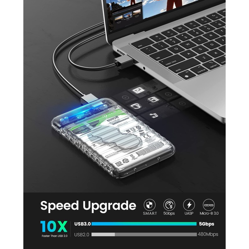 ORICO HDD Case 2.5 Inch USB 3.0-SATA External Hard Drive